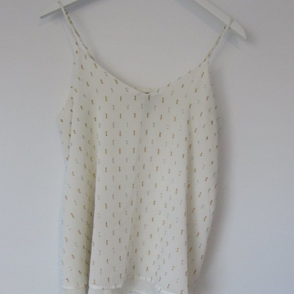 Aqua Camisole Style Cream with Sparkle - Picture 2 of 11